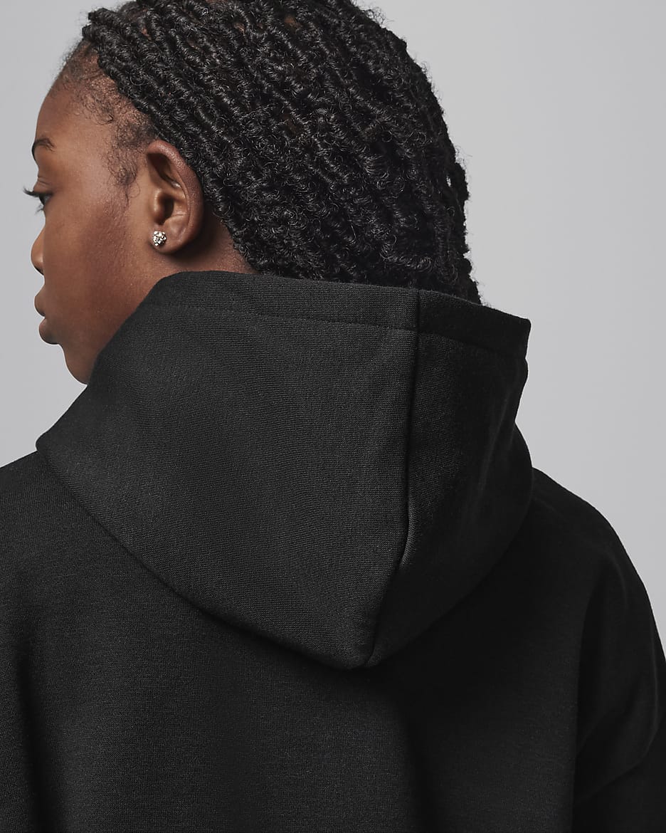 Jordan Fundamentals Older Kids Pullover Hoodie. Nike PT